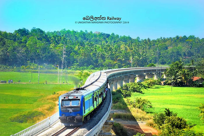 Matara Beliatta railway line commissioned in Sri Lanka