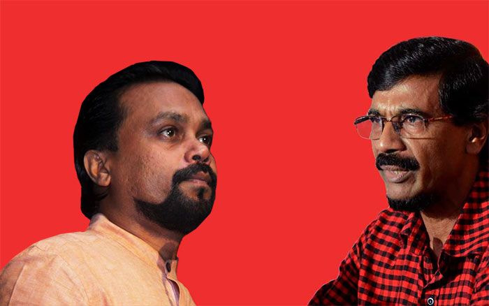 Wimal Weerawansa and Tilvin Silva