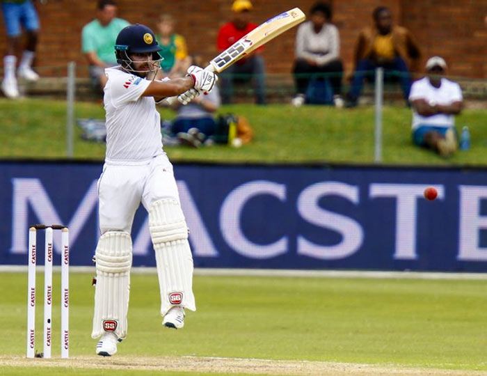 Kusal Mendis plays cricket shot