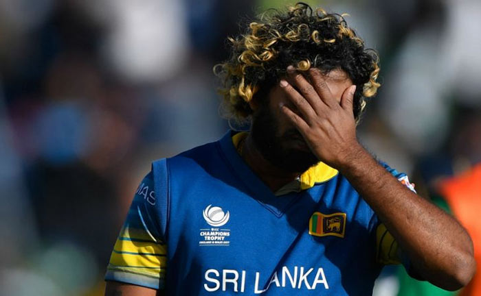 Lasith Malinga frustrated