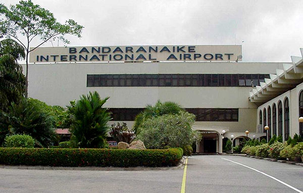 Bandaranaike International Airport in Sri Lanka