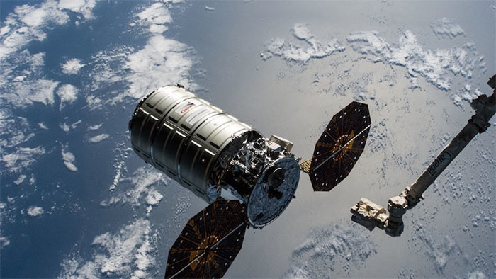 Cygnus NG-11 Raavana-1 arrives at the International Space Station
