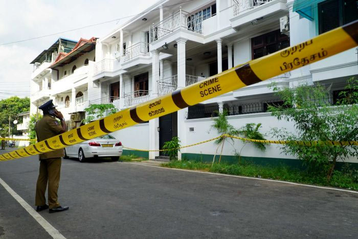 Residence of suicide bombers in Dematagoda Sri Lanka