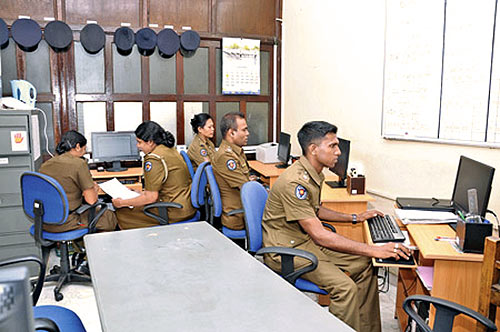 Sri Lanka Police information technology staff