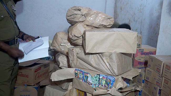 700 kg of gunpowder found inside shop at Mawanella Sri Lanka