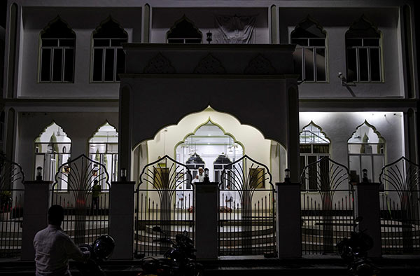 A mosque is seen at Center for Islamic Guidance in Kattankudy Sri Lanka