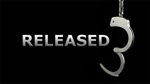 Handcuffs released