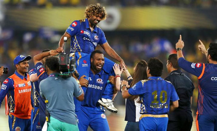 Lasith Malinga after IPL final win