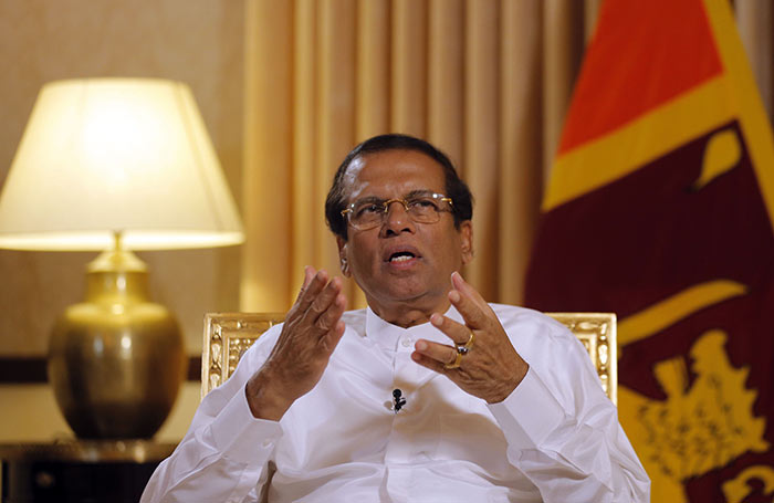 Former Sri Lanka President Maithripala Sirisena