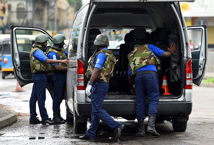 Search operations by security forces in Sri Lanka
