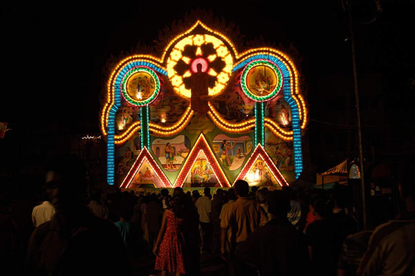 Vesak pandols in Sri Lanka