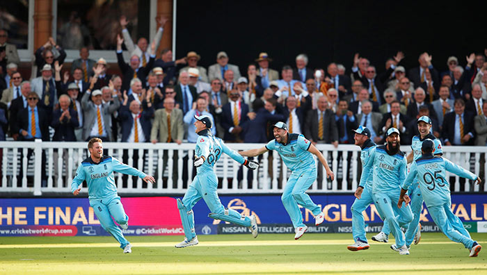 England cricket team after the world cup win 2019