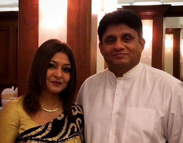 Jalani Premadasa with Sajith Premadasa