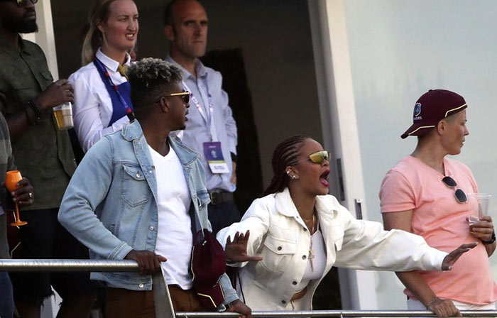 Singer Rihanna at Cricket world cup 2019