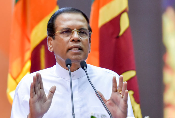 Sri Lanka President Maithripala Sirisena