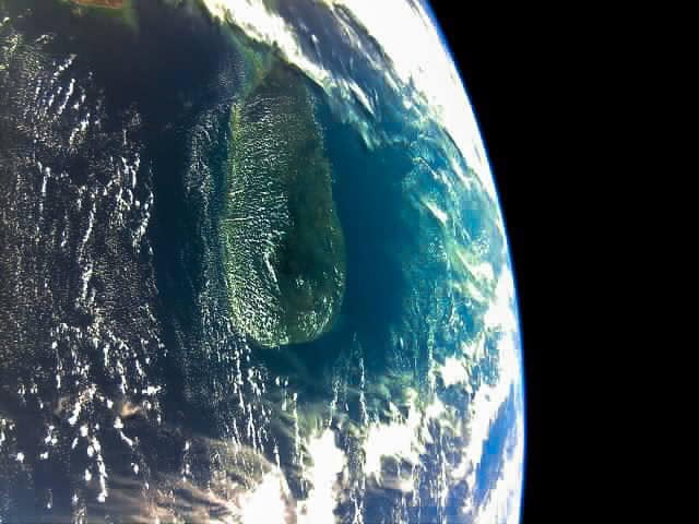 First satellite picture of Sri Lanka Raavana-1