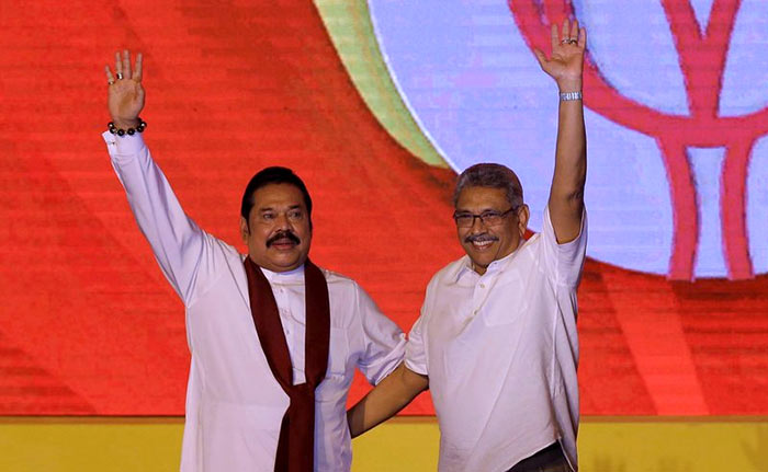 Mahinda Rajapaksa and Gotabaya Rajapaksa