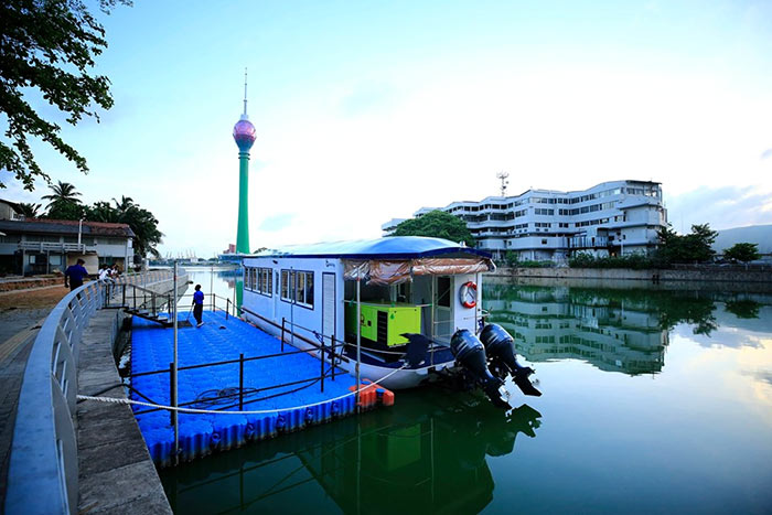 Transport service via Beira lake in Colombo Sri Lanka to start today