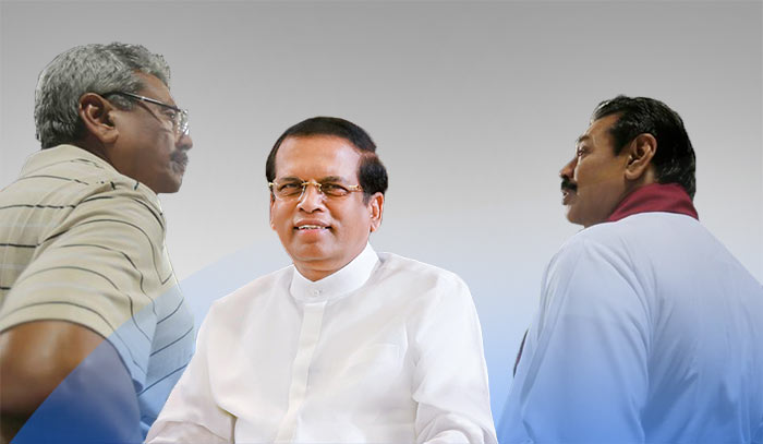 Gotabaya Rajapaksa Mahinda Rajapaksa and Maithripala Sirisena