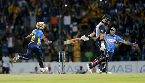 Malinga takes 4 wickets in 4 balls in Sri Lanka T20 Cricket match vs New Zealand