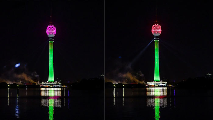 Lotus tower in Sri Lanka