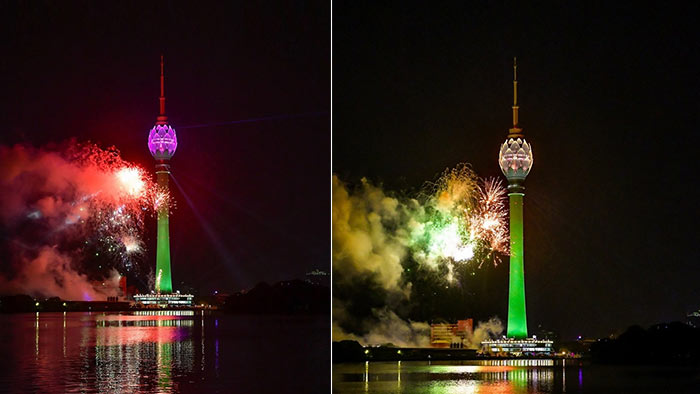 Lotus tower in Sri Lanka