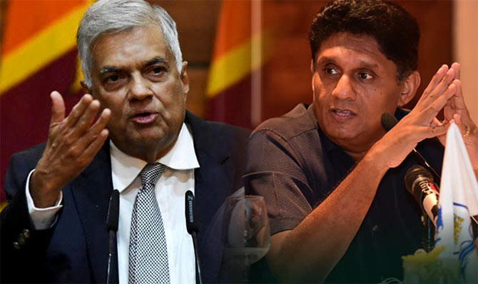 Ranil Wickremesinghe and Sajith Premadasa