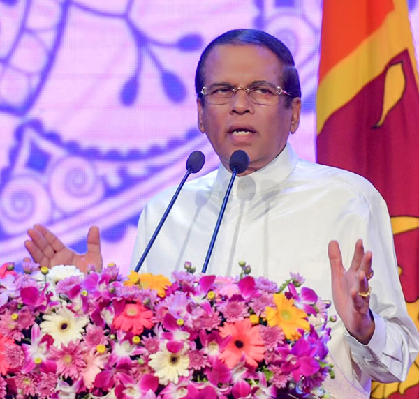 Sri Lanka President Maithripala Sirisena