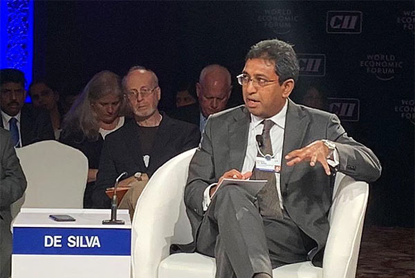 Harsha De Silva is at World Economic Forum