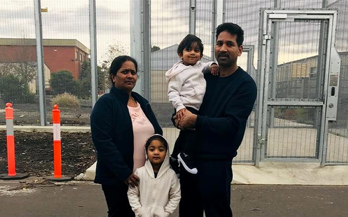 Nadesalingam and Priya two Tamil asylum seekers