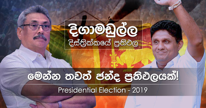 Digamadulla district results of Presidential Election 2019 in Sri Lanka
