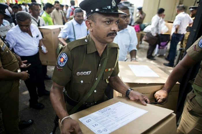 Election duty on Sri Lanka election