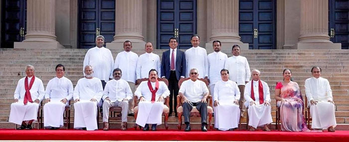 New cabinet ministers of Sri Lanka