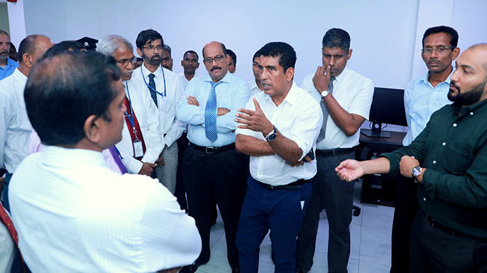 Johnston Fernando at the Colombo Port