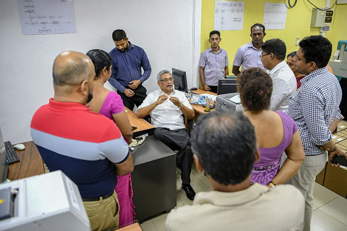 President Gotabaya Rajapaksa inspected the Department of Motor Traffic in Werahera - Sri Lanka