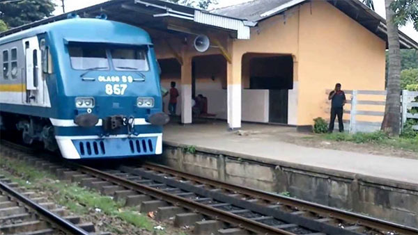 Dematagoda railway station in Sri Lanka