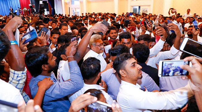 President Gotabaya Rajapaksa at youth summit of the Sri Lanka Podujana Peramuna