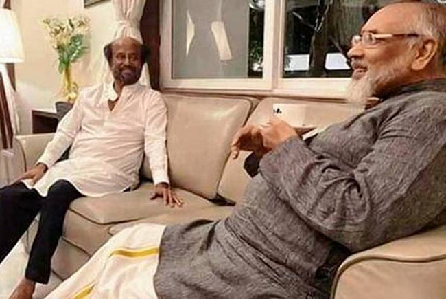 Wigneswaran and Rajinikanth on a discussion about Tamils in Sri Lanka