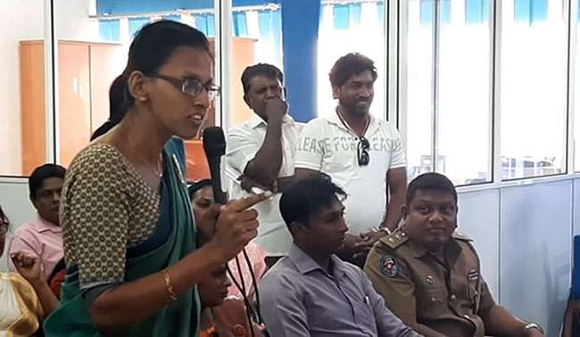 Devani Jayathilaka, a forest officer in Sri Lanka