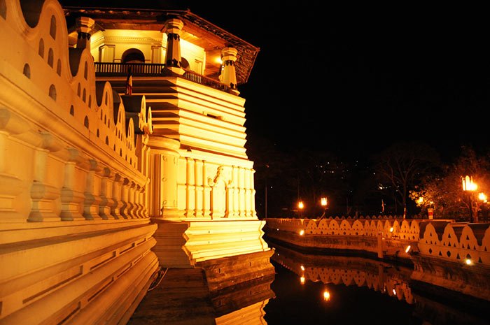 Sri Dalada Maligawa in Kandy Sri Lanka