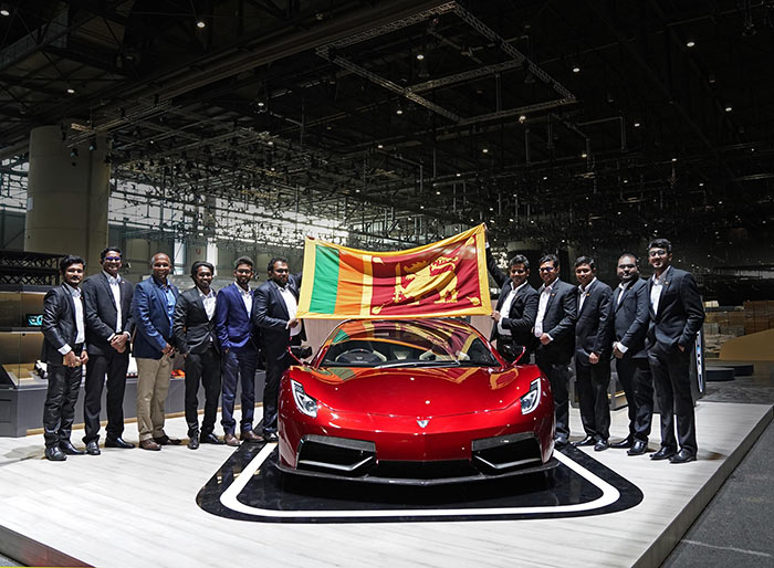 Vega electric supercar at Geneva international motor show 2020