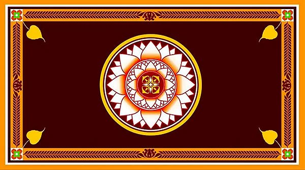 Flag of Sri Lanka President Gotabaya Rajapaksa