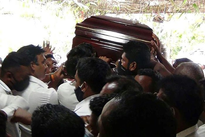 Arumugam Thondaman's funeral