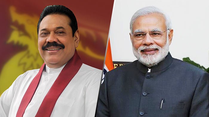 Mahinda Rajapaksa and Narendra Modi