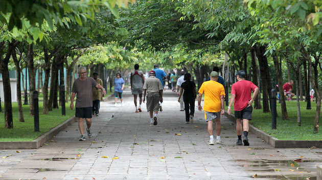 Jogging track in Sri Lanka