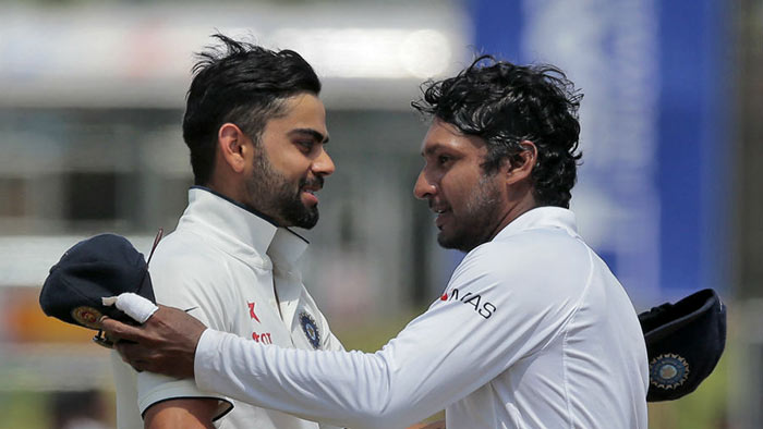 Virat Kohli and Kumar Sangakkara