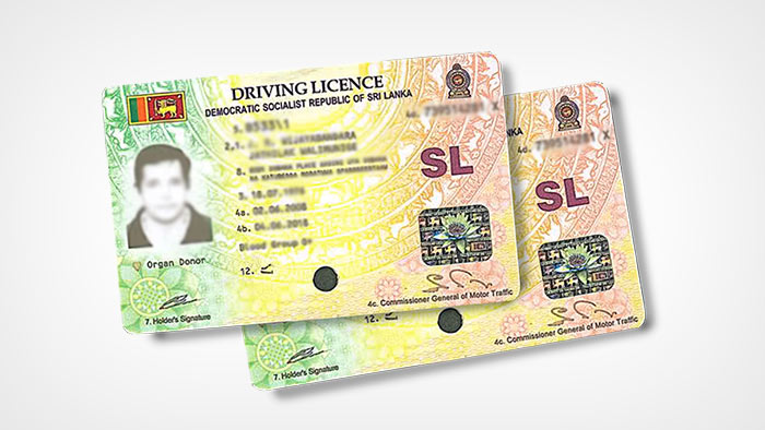 Sri Lanka driving licence