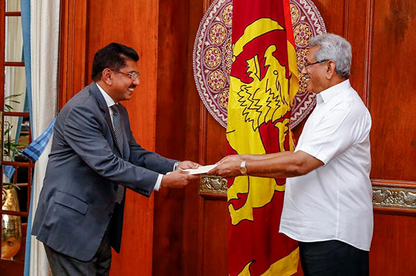 Dr. Anil Jasinghe and President Gotabaya Rajapaksa