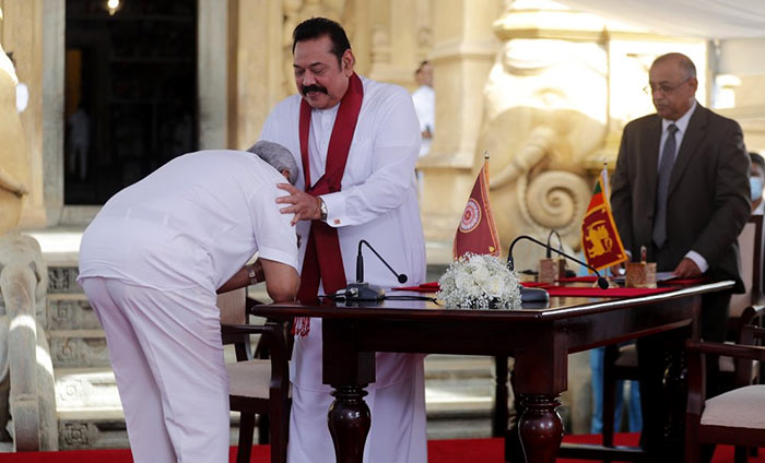 Sri Lanka Prime Minister Mahinda Rajapaksa and President Gotabaya Rajapaksa
