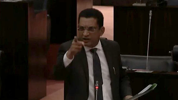 Mohamed Ali Sabry in Sri Lanka Parliament